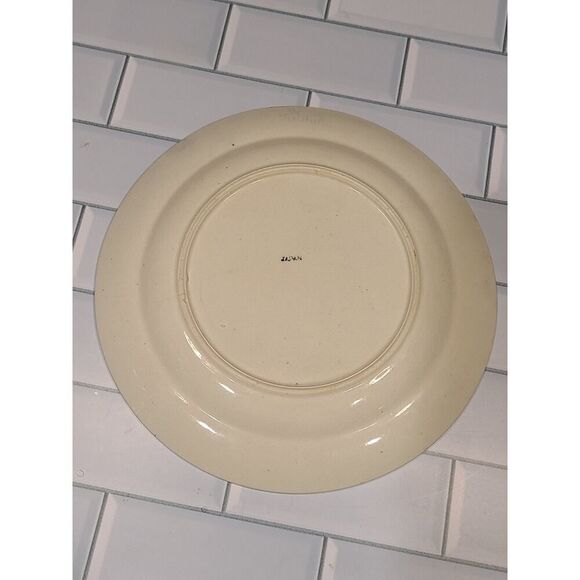 Vintage Blue Willow Japan Flow Blue Medium Plate / Saucer 9" EUC Replacement - Picture 9 of 14